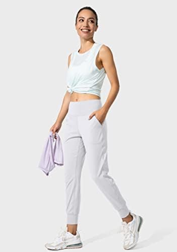 Women's Joggers High Waisted Yoga Pants with Pockets Loose Leggings for Women Workout, Athletic, Lounge